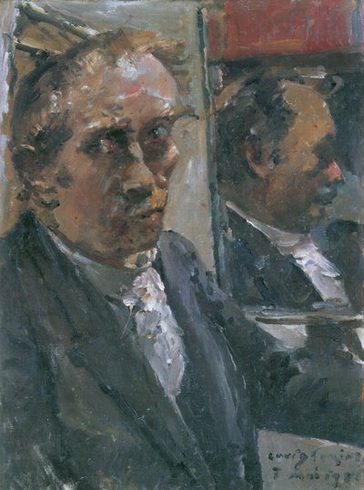 Last Self-Portrait by Lovis Corinth
